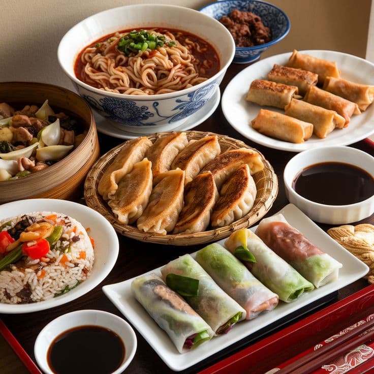 Chinese cuisine dishes