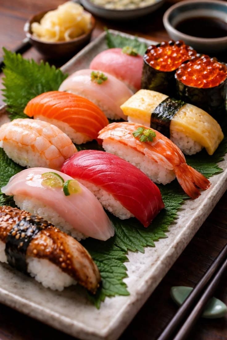 Japanese cuisine dishes